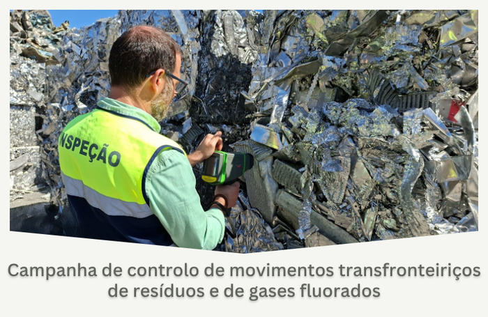 A IGAMAOT coordenou a primeira campanha de 2026 de fiscalização conjunta dos movimentos transfronteiriços de resíduos e da colocação no mercado de gases fluorados e respetivos equipamentos.